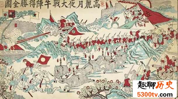 在清朝的新闻画报里,其实是中国大胜