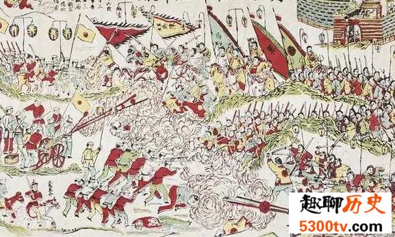 在清朝的新闻画报里，其实是中国大胜