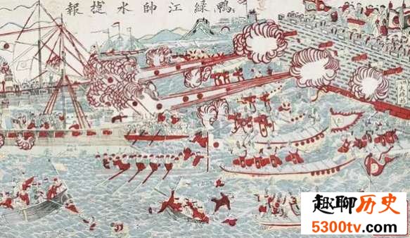 在清朝的新闻画报里,其实是中国大胜