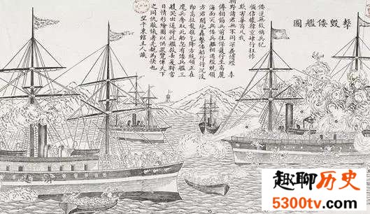 在清朝的新闻画报里,其实是中国大胜