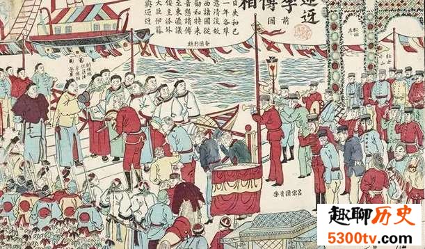 在清朝的新闻画报里,其实是中国大胜