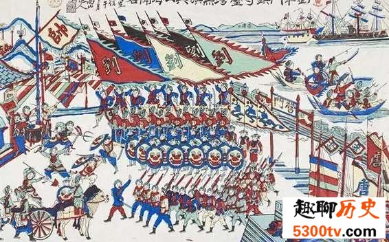 在清朝的新闻画报里,其实是中国大胜