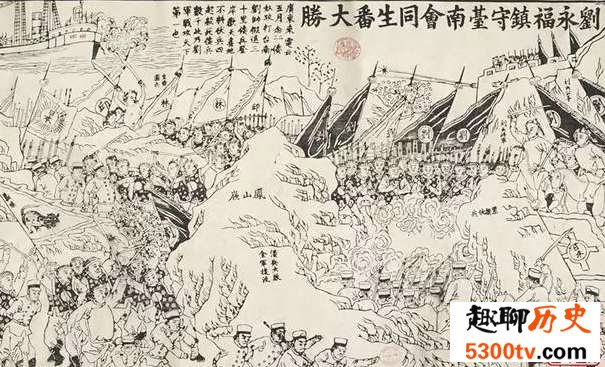 在清朝的新闻画报里,其实是中国大胜