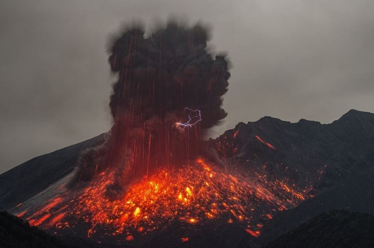世界十大著名火山 第一最活跃，多次爆发式喷发