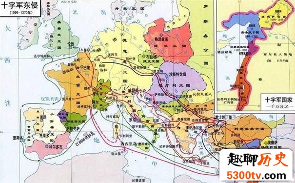 十字军东征的背后原因:封建贵族贪欲爆发