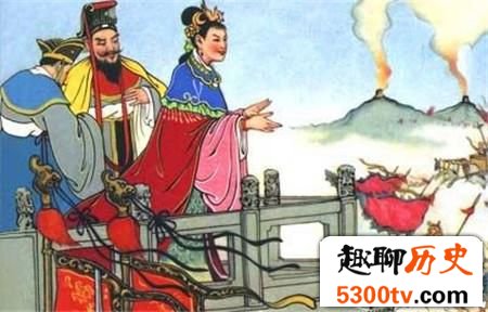 周幽王烽火戏诸侯为什么能博得美女褒姒一笑？
