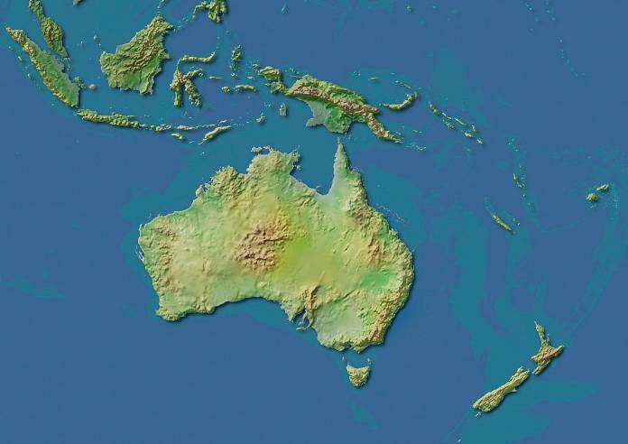 新西兰和澳大利亚实际距离很远