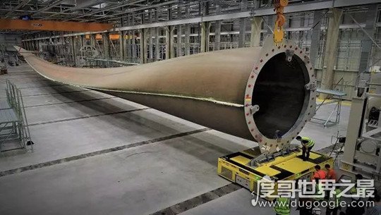 世界上最大的风力发电机，叶片长达107米(可供应16000个家庭)