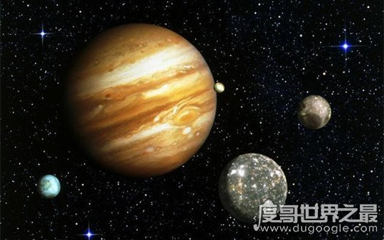 太阳系中卫星最多的行星，木星有79个卫星(地球的卫星是月球)