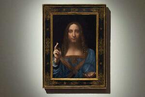 世界上最贵的艺术品，达芬奇救世主(成交价约29.577亿人民币)