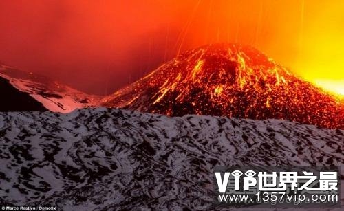 世界上喷发次数最多的活火山，埃特纳火山已喷发500多次