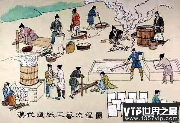 造纸术是哪个朝代发明的，最早是西汉时期(东汉蔡伦改进造纸术)