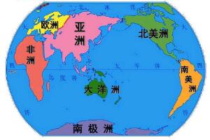 七大洲面积排序，亚洲面积人口最多(大洋洲面积最小)