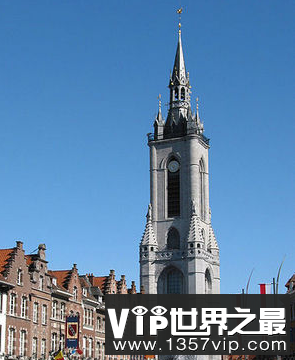 世界十大著名钟楼排名第一,比萨饼塔高55米