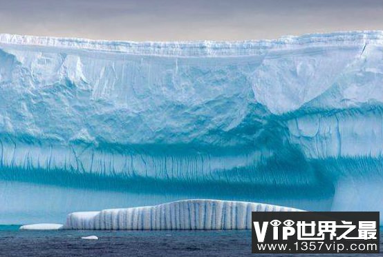 北极的的冰川只有南极的十分之一