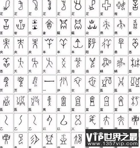 中国最古老的文字，商周时期的甲骨文