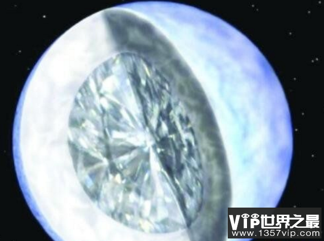 钻石星球，碳氧组成的水晶状白矮星