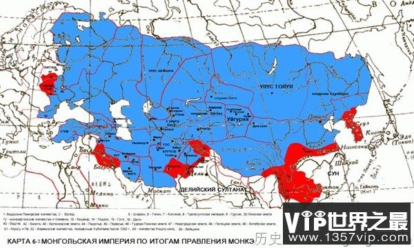 蒙古帝国到底有多大，中国元朝疆域地图世界最大？