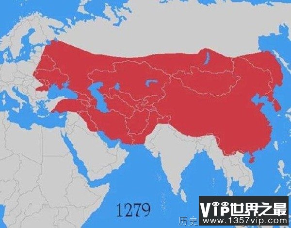 蒙古帝国到底有多大，中国元朝疆域地图世界最大？