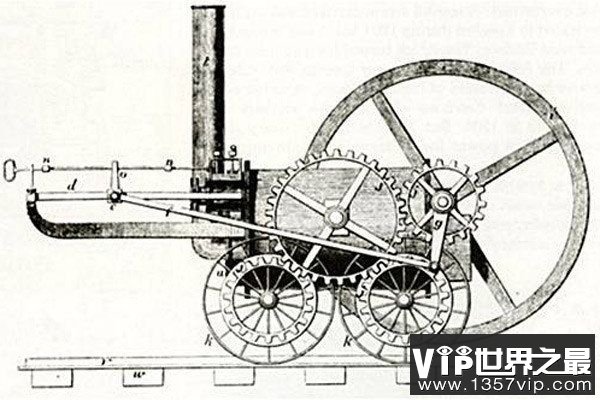 世界上最早的火车，时速仅8千米，理查德·特里维西克研发