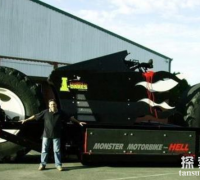 世界上最重的摩托车：摩托怪兽，车重14吨，轮胎高3米