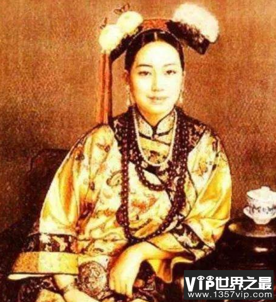 慈禧太后年轻时照片，一等一的绝色美女(图2)