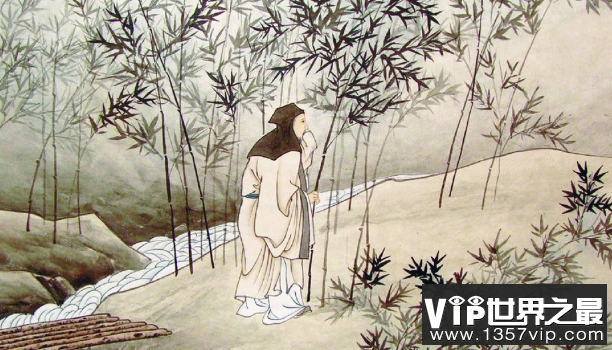 二十四孝故事：哭竹生笋，孝子孟宗扶竹而哭生嫩笋