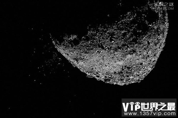 NASA OSIRIS-REx航天器摄像机捕获从近地小行星近摄照