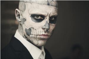 僵尸男孩瑞克·格内斯特,世界上纹身最帅的男人(附还原视频)
