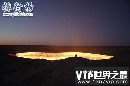 世界十大坑洞：土库曼斯坦天然气坑洞被称为“地狱之门”