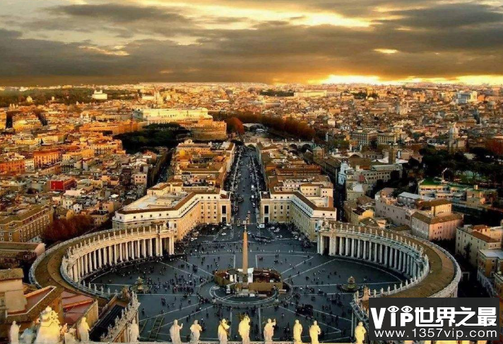 全球十大最小国家 第一名为梵蒂冈，只有两个鸟巢大小