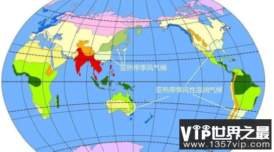亚热带季风气候特点是什么？亚热带季风气候成因
