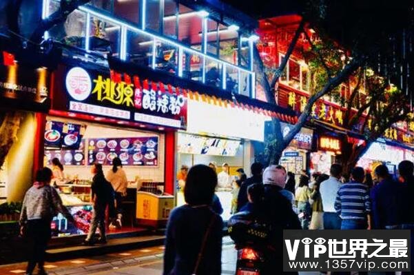 中国十大知名美食街