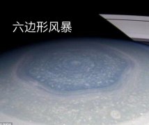 太阳系十大风暴，土星的六角风暴排在第一位