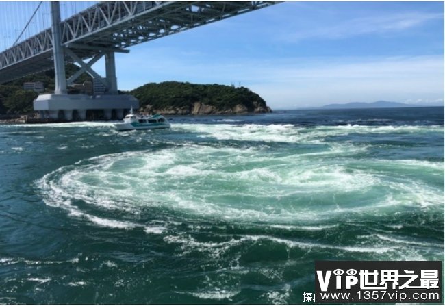 世界最大的海洋漩涡 日本鸣门漩涡直径达30米(流速最快)