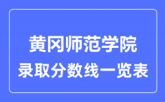 2023年高考多少分能上黄冈师范学院？附各省录取分数线