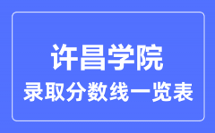 2023年高考多少分能上许昌学院？附许昌学院各省录取分数线一览表