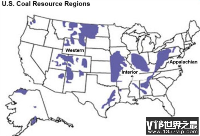 全世界最大的煤矿 美国的阿巴拉契亚煤矿（最大煤矿）
