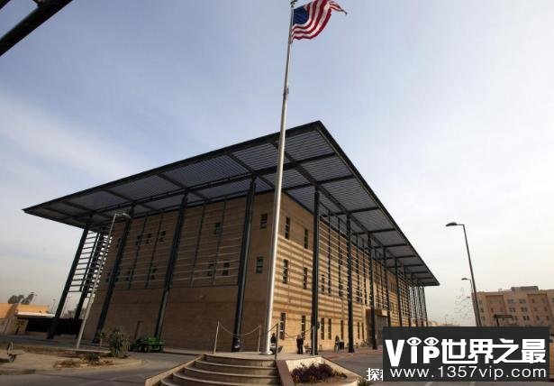 世界上最气派的大使馆 美国驻伊拉克大使馆(规模比较大)