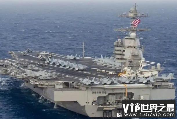 世界上最大的航母 美国的福特级航母长333米(重10吨左右)