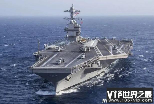 世界上最大的航母 美国的福特级航母长333米(重10吨左右)