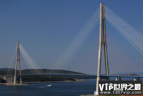 世界上最长的斜拉桥 罗斯基桥长达到1104米(气势磅礴)