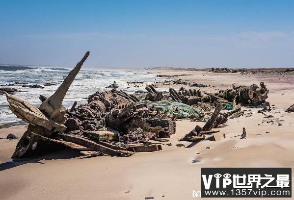 世界上最恐怖的沙滩 纳米比亚骷髅海岸很诡异(遍地是骷髅)