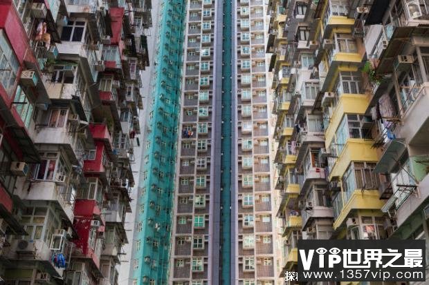 世界上最拥挤的城市 香港最小公寓面积5.7平米(影响比较大)