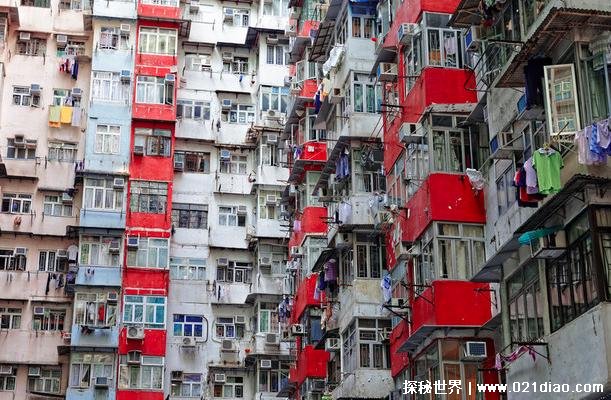 世界上最拥挤的城市 香港最小公寓面积5.7平米(影响比较大)