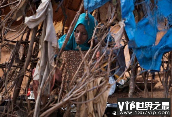 世界上最大难民营 达达布由4个难民营组成(生活质量差)