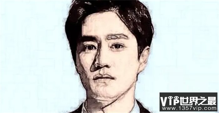 发际线不平整的男人