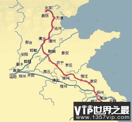 世界最长的运河是中国的京杭大运河，为战争而生