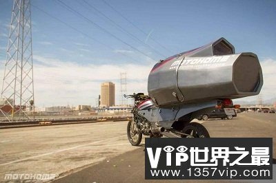 世界上最小的房车，摩托车上的房车你见过吗？