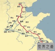 世界上最长的运河，京杭大运河1791km(25